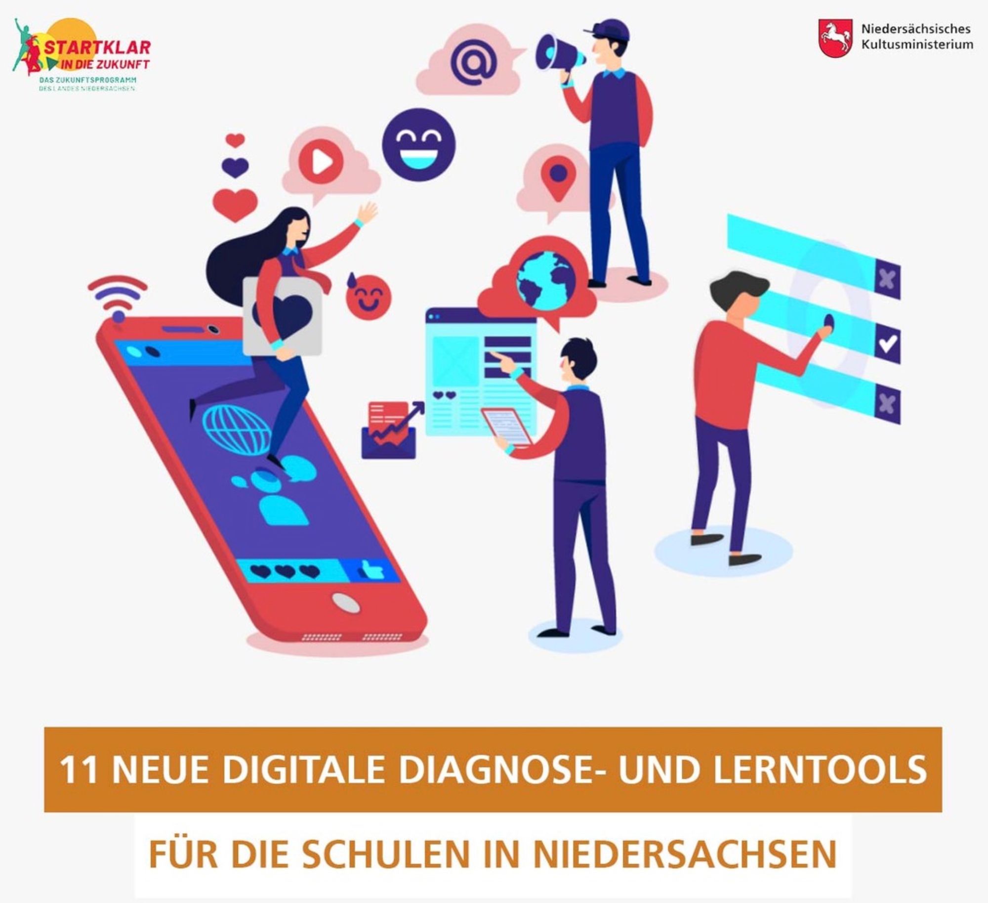 Neuer Content für alle Schulen in Niedersachsen